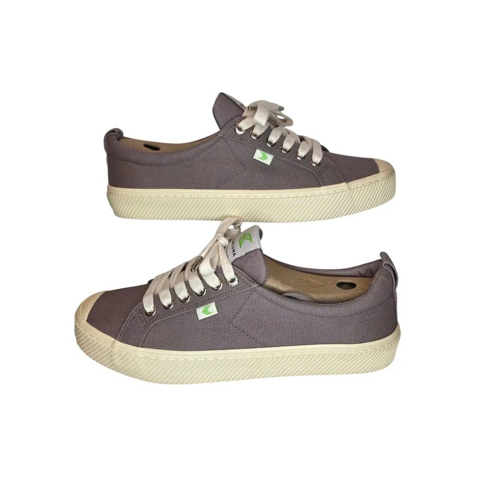 Cariuma OCA Low Sneakers W 9.5 /M 8 Canvas Skateboarding Shoes